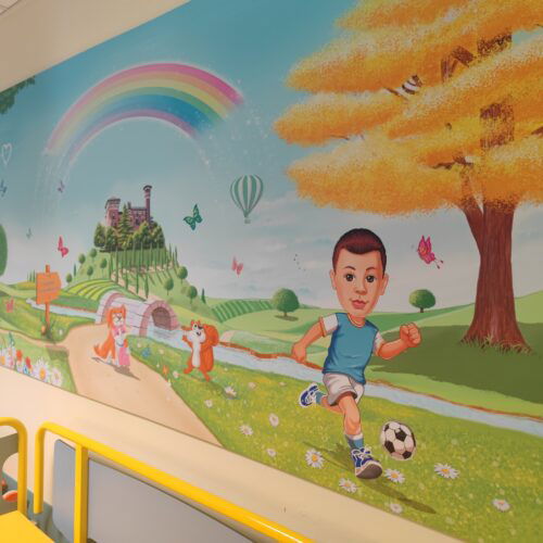 Un viaggio tra colori, animali, gnomi e castelli: il Pronto Soccorso dell’Ospedale Infantile regalerà sorrisi