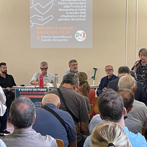Ad Alessandria il Forum Sanità del Pd: “In provincia 750 infermieri ma ne servirebbero oltre 2500”