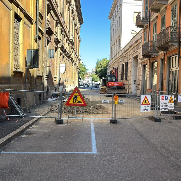 Via Pontida riaperta entro giovedì alle 12 ma il cantiere occuperà metà carreggiata per altri giorni