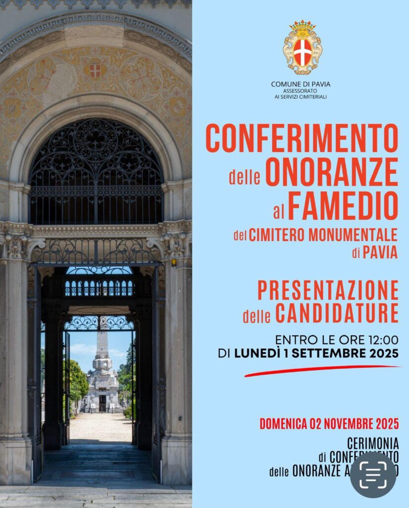 Famedio cimitero pavia