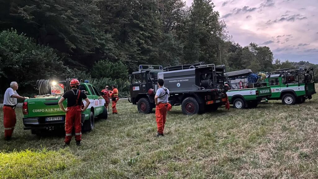 Incendio bosco Pareto