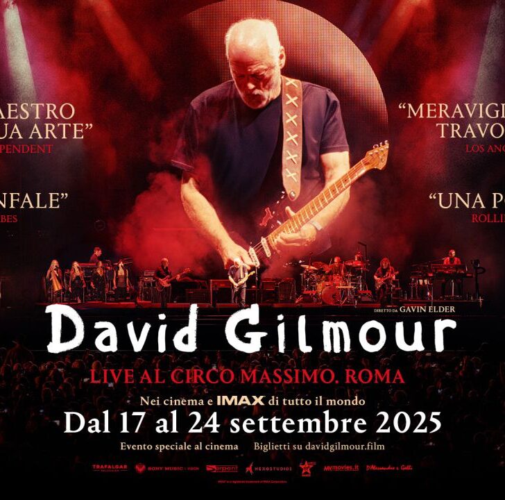 David Gilmour al cinema con il film concerto “Live al Circo Massimo. Roma”