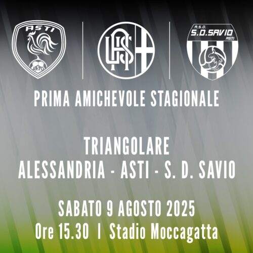 Prima amichevole dell’Alessandria calcio: triangolare il 9 agosto al Mocca