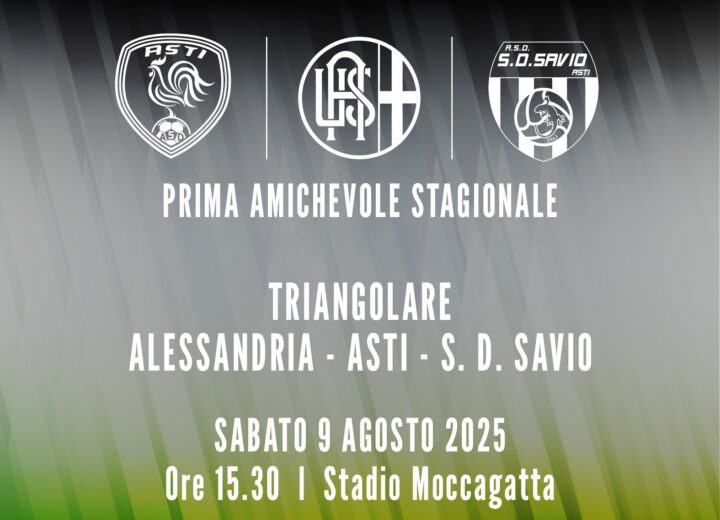 Prima amichevole dell’Alessandria calcio: triangolare il 9 agosto al Mocca