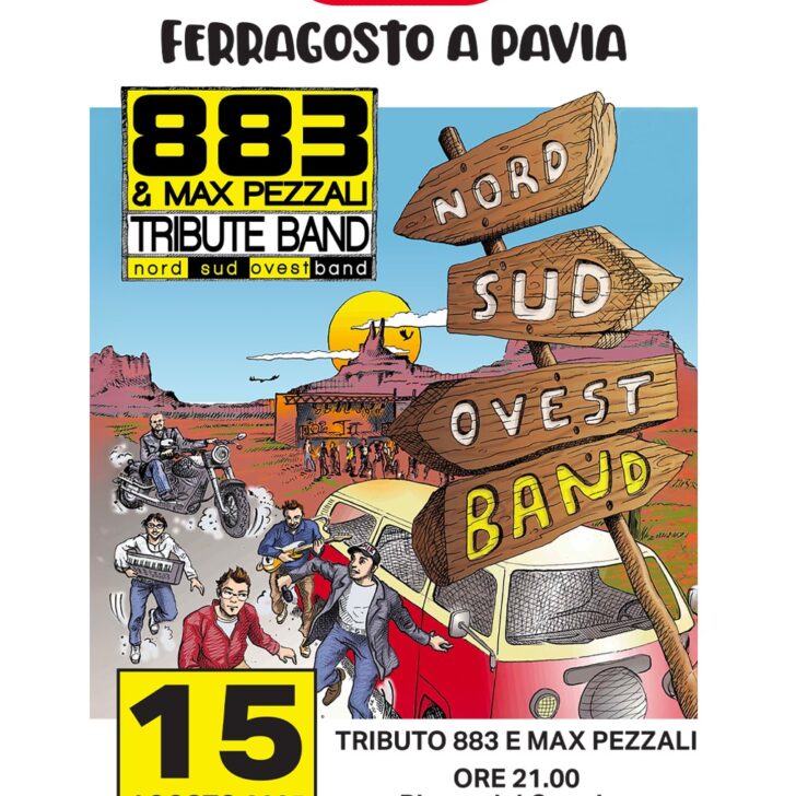 Pavia a Ferragosto celebra gli 883 con la tribute band in piazza