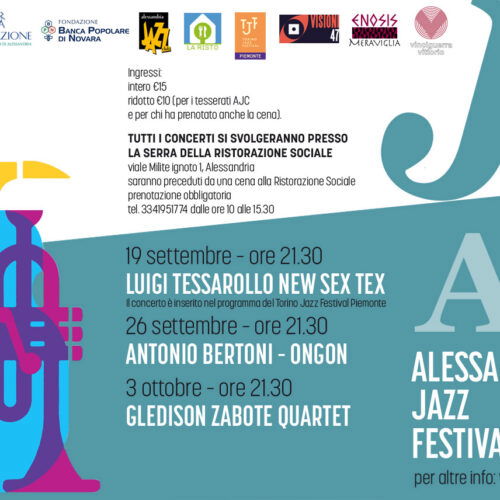 JazzAl 2025: dal 19 settembre al 3 ottobre Alessandria torna a vivere il grande jazz