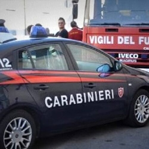 Auto finisce in un dirupo vicino al Santuario della Madonna del Lago a Garbagna