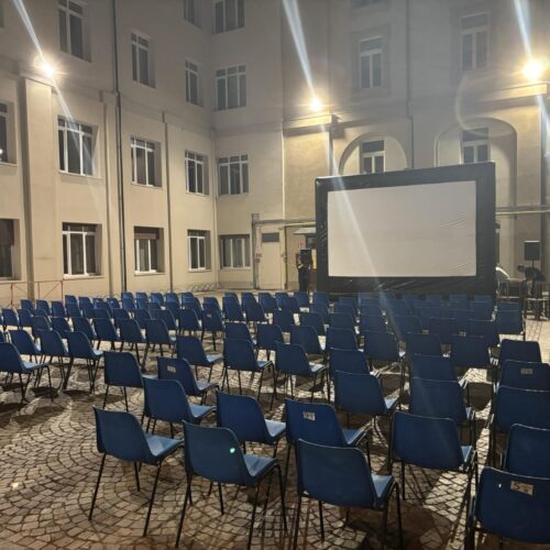 Confermata la serata di cinema all’aperto nel cortile del Comune di Alessandria