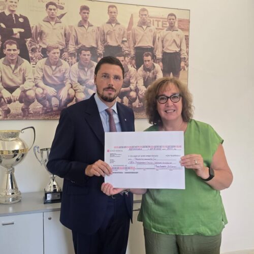 Donazione al settore giovanile dell’Alessandria grazie al libro dedicato a Mario Di Cianni