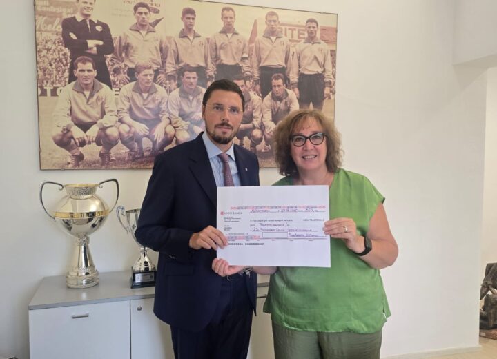 Donazione al settore giovanile dell’Alessandria grazie al libro dedicato a Mario Di Cianni