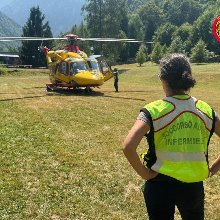 In shock anafilattico dopo essere stato punto da insetti: soccorso in Valle Pesio nel Cuneese