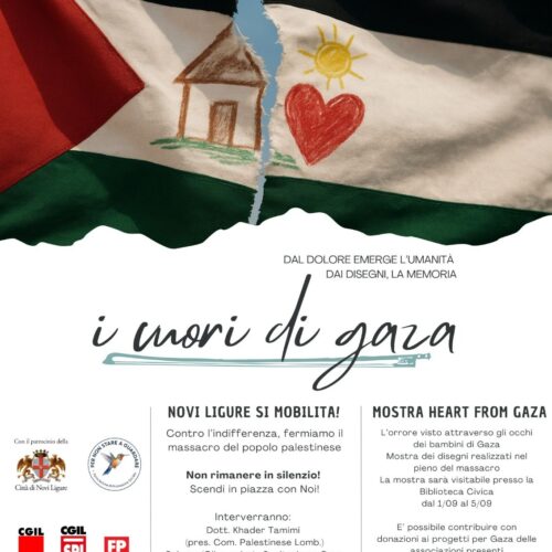 Domenica Novi si mobilita per Gaza