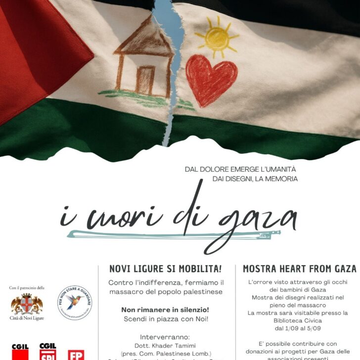 Domenica Novi si mobilita per Gaza