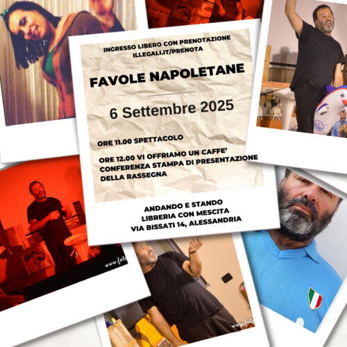 “Favole napoletane” e un caffè per presentare la rassegna “Notte Illegale a Spasso”