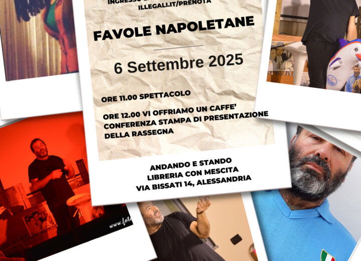 “Favole napoletane” e un caffè per presentare la rassegna “Notte Illegale a Spasso”