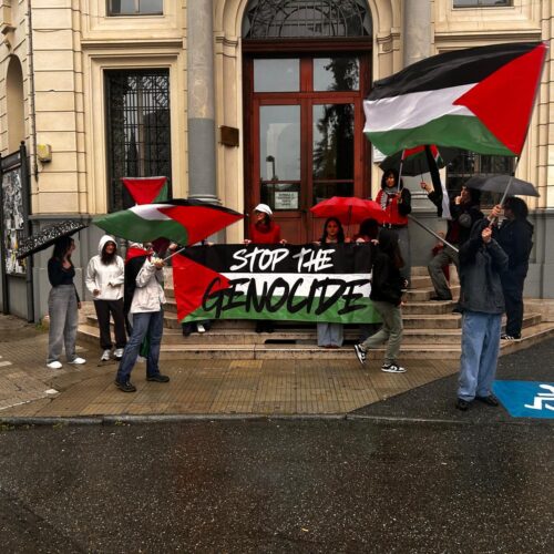 Alessandria, studenti bloccano il Saluzzo-Plana in sostegno alla Global Sumud Flotilla