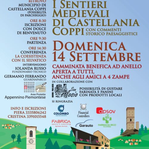 Domenica camminata lungo i sentieri medievali di Castellania Coppi
