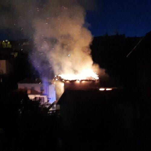 Incendio fienile a Castelletto d’Orba: Vigili del Fuoco ancora al lavoro