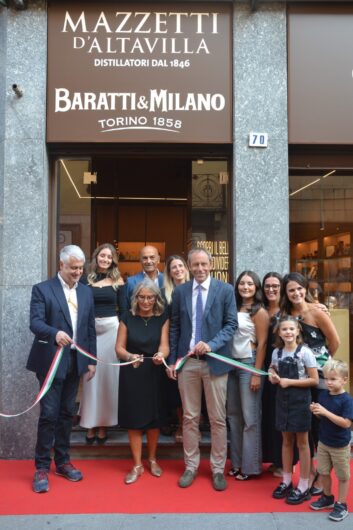 Ad Alessandria il nuovo “Grappa & Cioccolato Store” di Mazzetti d’Altavilla con Baratti & Milano