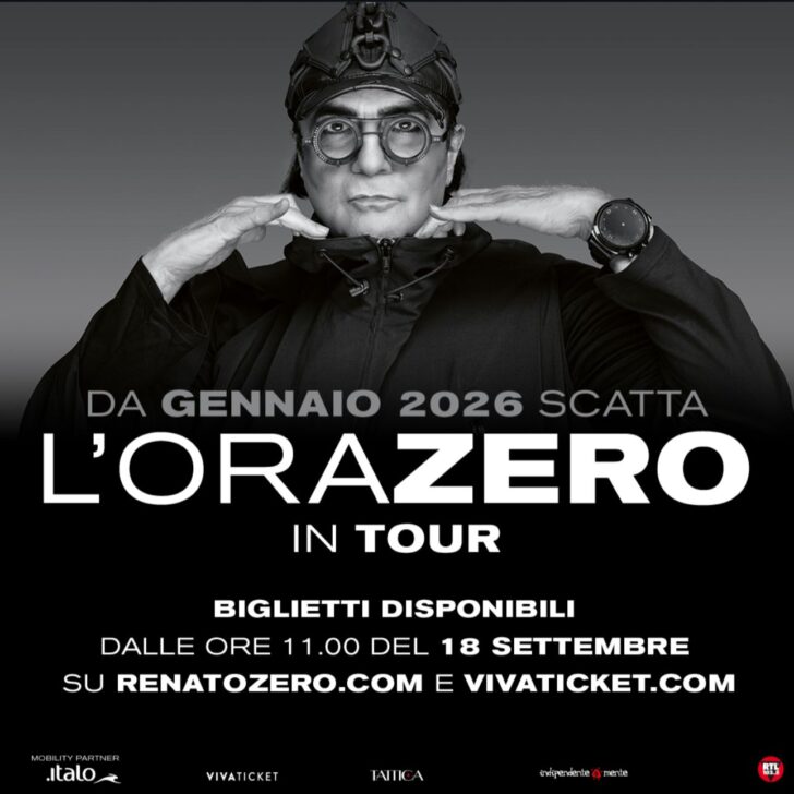 Renato Zero annuncia il nuovo disco “L’Orazero”e il tour
