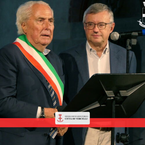 Un successo il professor Barbero a Vercelli. Il sindaco: “Tornerà presto”