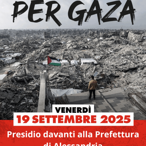 Cgil in presidio domani per Gaza