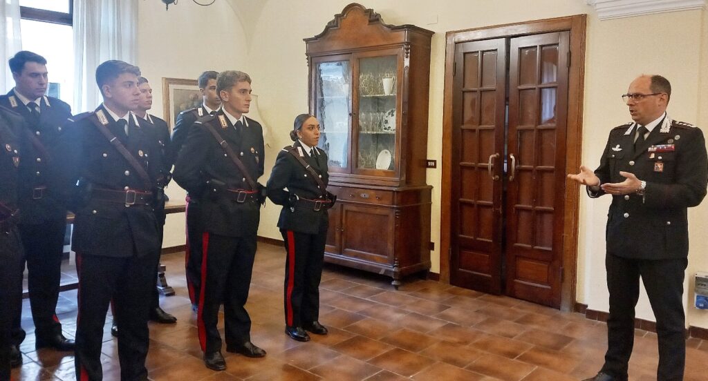 Training on the job Carabinieri