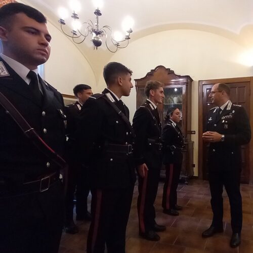 Training sul campo nell’Alessandrino per 9 neo marescialli dei Carabinieri