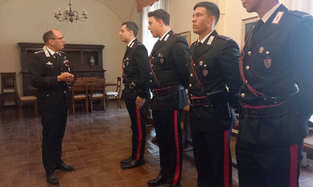 Training on the job Carabinieri