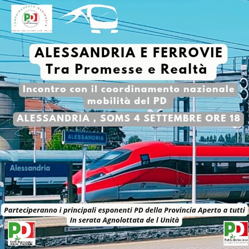 Alessandria e Ferrovie: giovedì incontro alla Soms del quartiere Cristo