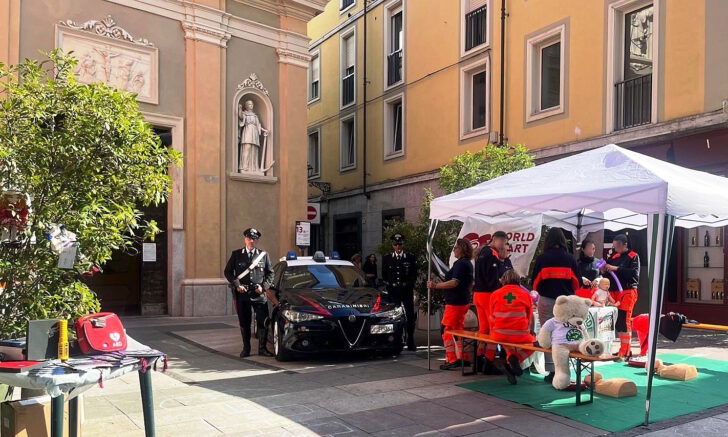 I Carabinieri presenti alla “Giornata Mondiale del Cuore”