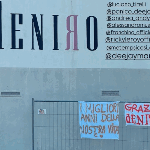 Il romantico addio al “Deniro”: “I migliori anni della nostra vita”