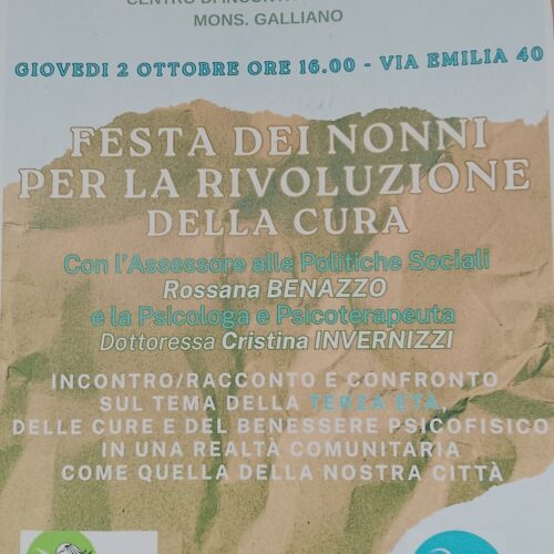 Festa dei nonni: il 2 ottobre ad Acqui incontro sul tema della Terza Età
