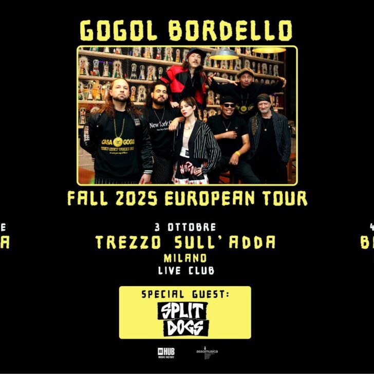 I Gogol Bordello arrivano in Italia per tre date a ottobre