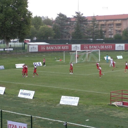 Valenzana, pareggio esterno con l’Asti. Mister Pellegrini: “Un punto prezioso ma dispiace per il gol subito”