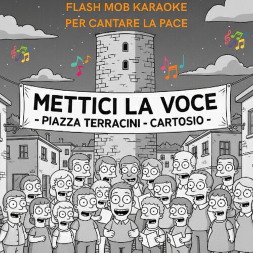 Sabato a Cartosio un flashmob per la pace