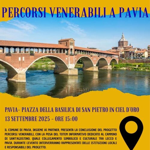 Pavia da sabato avrà il totem per informazioni “Percorsi Venerabili”