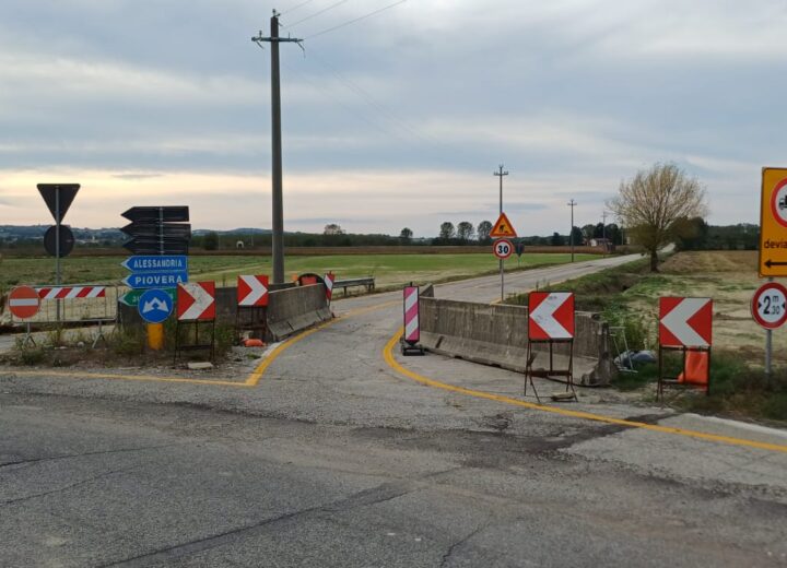 Riaperto il ponte di Bassignana sulla strada provinciale 78: circolazione a senso unico alternato