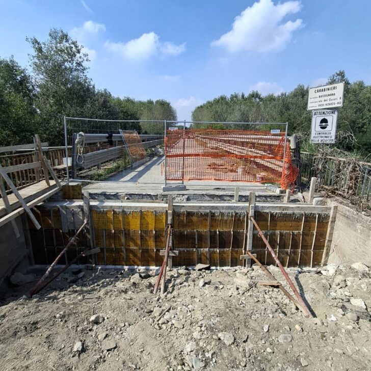 Ponte di Bassignana riaperto entro la mattina di martedì 16 settembre: il cronoprogramma degli ultimi giorni