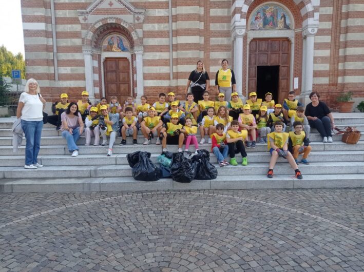 Quargnento più pulito grazie agli studenti della scuola elementare Silvio Pellico