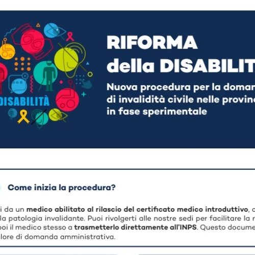 In provincia di Alessandria la sperimentazione sulla nuova procedura di invalidità civile: cosa cambia
