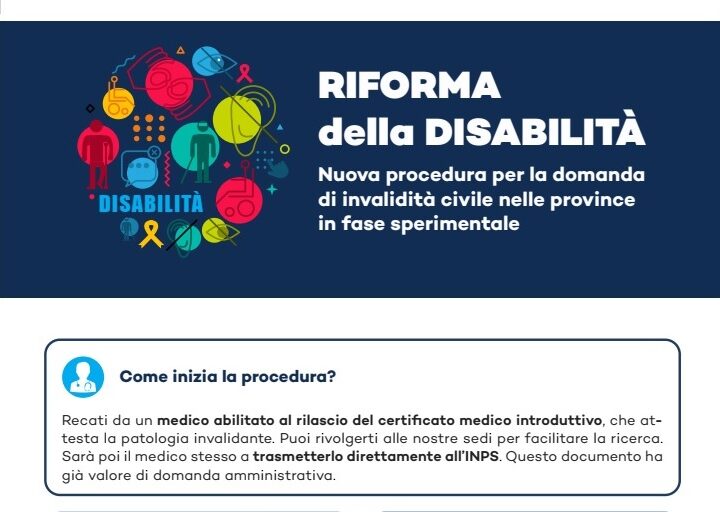 In provincia di Alessandria la sperimentazione sulla nuova procedura di invalidità civile: cosa cambia