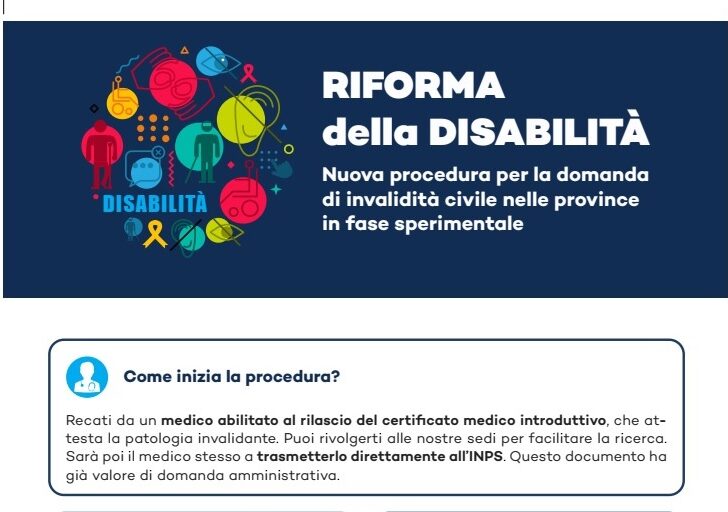 In provincia di Alessandria la sperimentazione sulla nuova procedura di invalidità civile: cosa cambia
