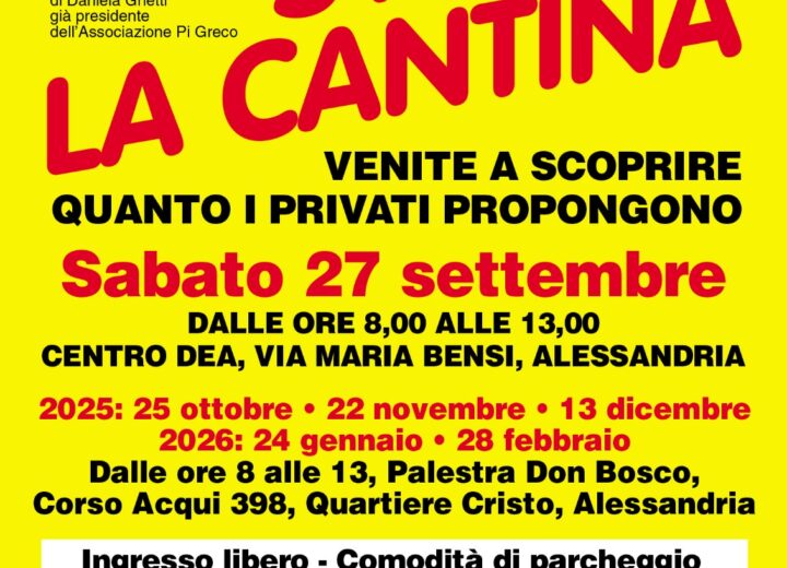 Il 27 settembre torna Svuota la Cantina