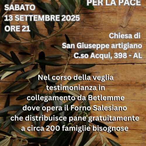 Veglia di preghiera per Gaza questa sera nella chiesa di San Giuseppe Artigiano