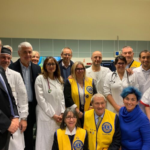 Dai Lions nuove apparecchiature per la cardiologia pediatrica dell’ospedale di Alessandria