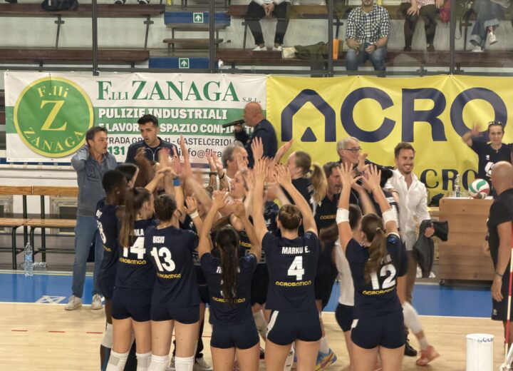 Esordio da sogno in B1 per Acrobatica Alessandria: è vittoria al tie-break
