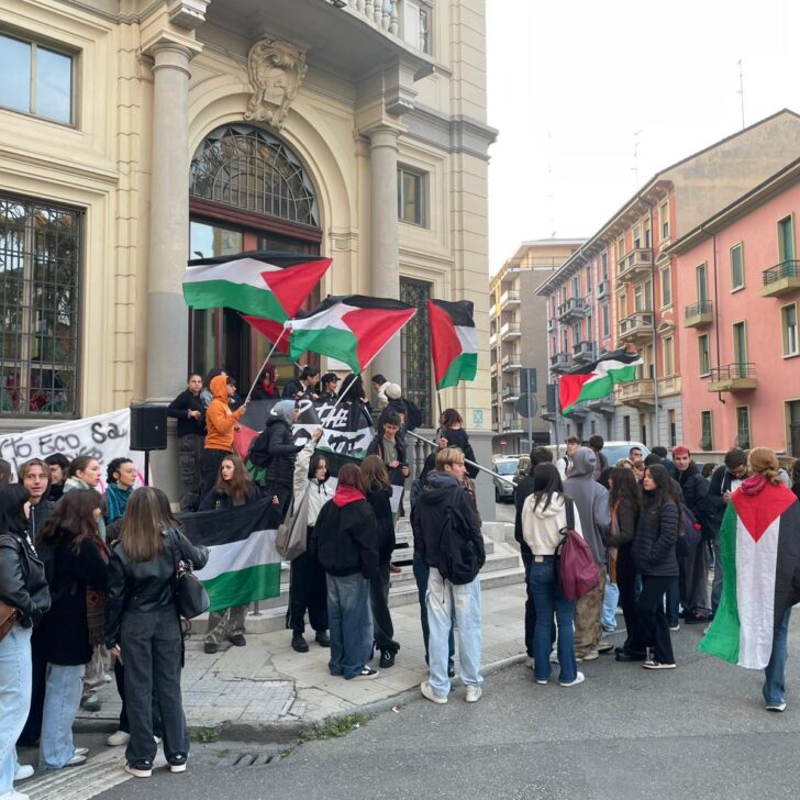 Anche dal Liceo Eco si alza la voce a sostegno di Gaza