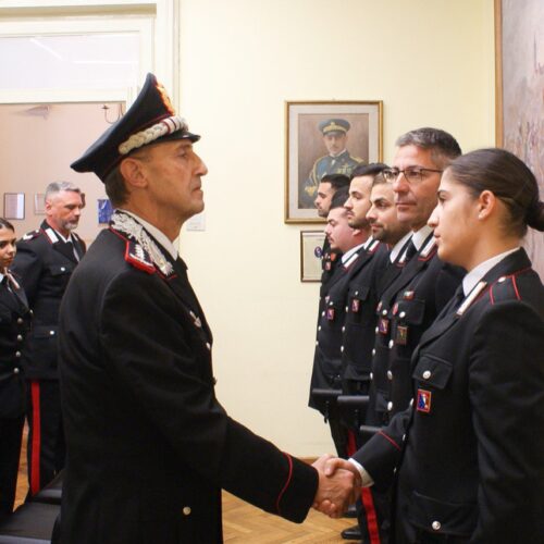 Il Generale Galletta, Comandante Interregionale, in visita ai Carabinieri di Tortona