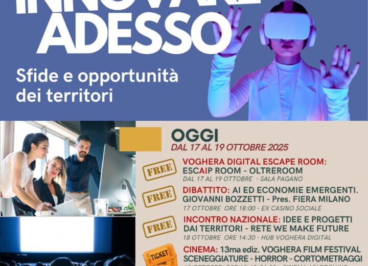Voghera Digital: il futuro è adesso. Tre giorni tra AI, innovazione e creatività